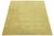 Apadana's Modern Gabbeh Hand-Loom Wool Area Rug in Citron Color For Sale - Image 4 of 9