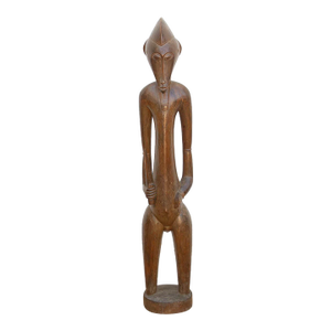 Refined Fang People Male Guardian Figure