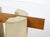 Vintage Dining Table with Oval Glass Top and Wood-Concrete Legs by Giovanni Offredi for Saporiti, 1970s For Sale - Image 6 of 7