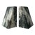 Late 20th Century Green Marble Slanted Bookends- Pair For Sale