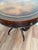 Mid-Century Regency Mahogany Drum Table With Lion Head Pulls For Sale - Image 13 of 16
