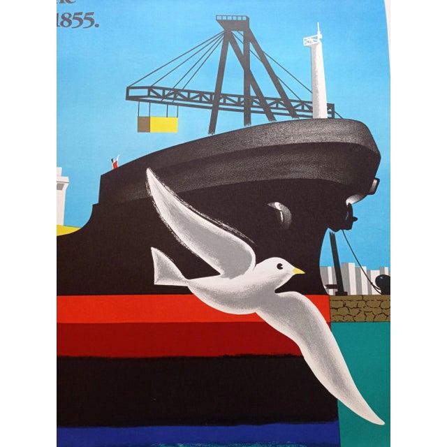 Pierre FIX MASSEAU/Rare Superb Litho Hand Sign/100x70cm/1982 Signed and dated in pencil Felix Max 1993 For Compagnie...