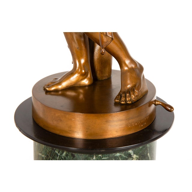 Fine Italian Grand Tour Bronze Sculpture of Augustus Prima Porta by Boschetti For Sale - Image 9 of 18