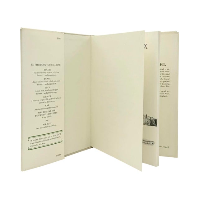 Mid-Century Modern Fantastic Mr. Fox by Roald Dahl 1970 First Edition Book For Sale - Image 3 of 14