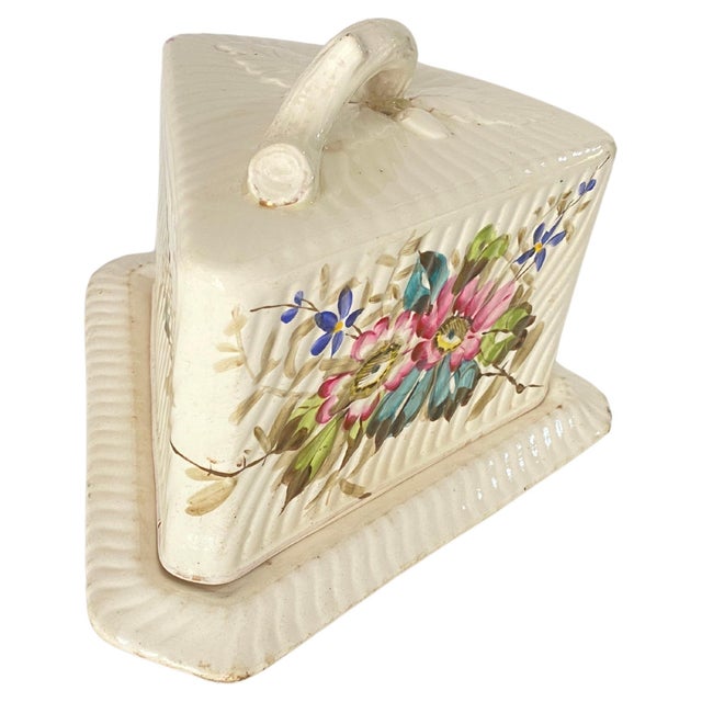 Cheese Tray in Ceramic in White Color, France, 1970s For Sale - Image 14 of 14
