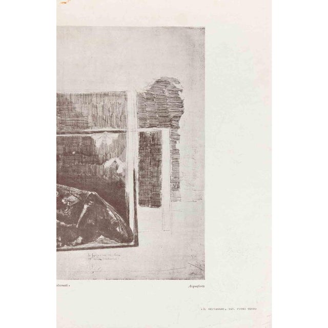 Watercolor drawing on paper. Hand signed lower right. Very good condition. This piece is attributed to the mentioned...