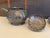 Vintage Art Deco Pewter Set, Teapot & Lotus Leaf Dish - Set of 2 For Sale - Image 11 of 13