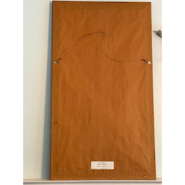 Original Large-Scale Contemporary Abstract Mixed Media Collage, Professionally Framed For Sale - Image 12 of 12