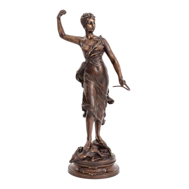 Henri Levasseur "Diane Chasseresse" Bronze For Sale
