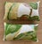 Hollywood Regency Pair of Cw Stockwell 'Martinique' Sunbrella Outdoor Pillows For Sale - Image 3 of 4