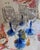 Mid-Century Modern 1980s Lennox Swag Drape Cobalt Blue With 22k Gold Rim Wine Glasses For Sale - Image 3 of 4