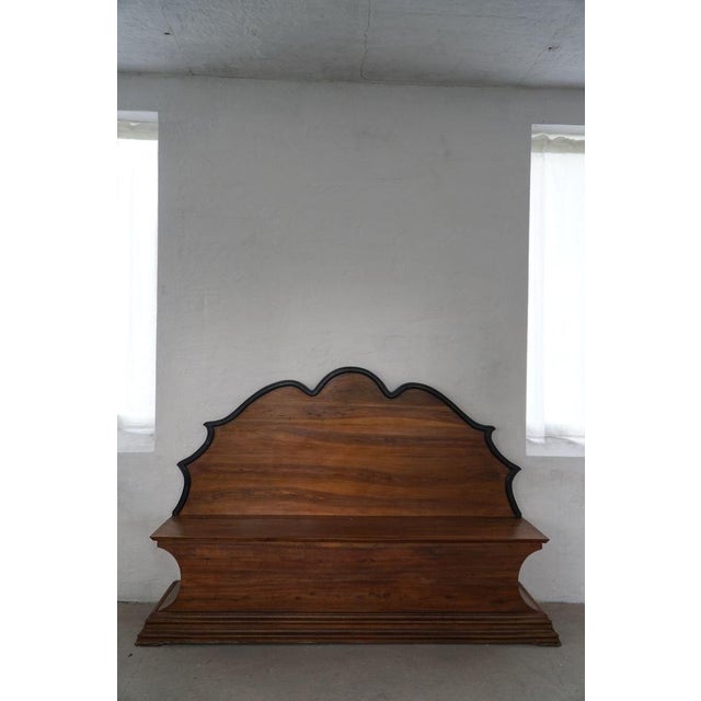Danish Art Deco Storage Bench in Nutwood, 1920s, Set of 8 For Sale - Image 11 of 18