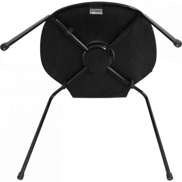 Set of Black Grandprix Chairs by Arne Jacobsen For Sale - Image 13 of 18