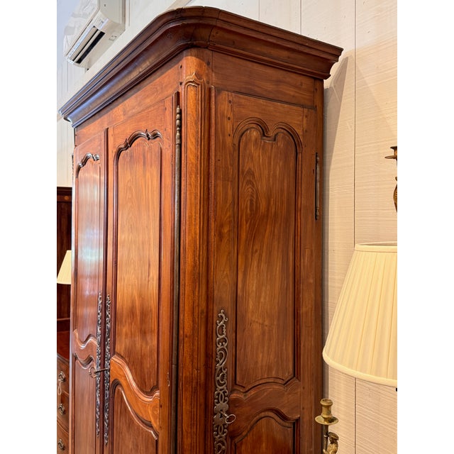 18th Century Louis XV Provincial Armoire For Sale - Image 13 of 14