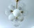 Gold Large Italian Grape Pendant Light in Glass, 1960s For Sale - Image 8 of 18