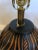 Black Black & Orange Hand Crafted Pottery Table Lamps -A Pair For Sale - Image 8 of 10
