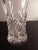 1960s 1960s Vintage Cristal D’ Arques France Star Pattern 24% Lead Crystal Vase For Sale - Image 5 of 6