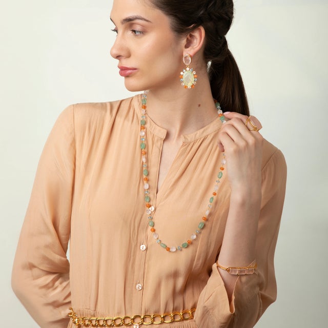 Contemporary Amy Necklace, Purple For Sale - Image 3 of 3