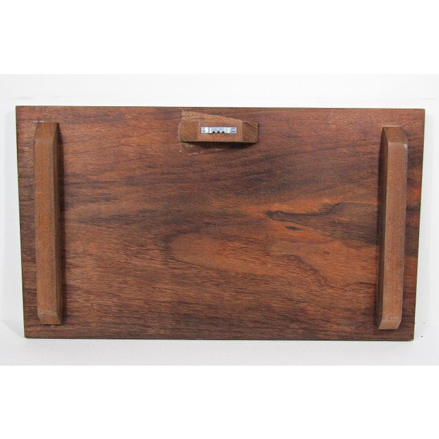 Steampunk Industrial Pipes & Gears Carved Wood Relief Wall Panel 20"x12" For Sale - Image 9 of 10