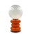 Space Age Orange Murano Glass Table Lamp, Italy, 1970s For Sale - Image 9 of 10
