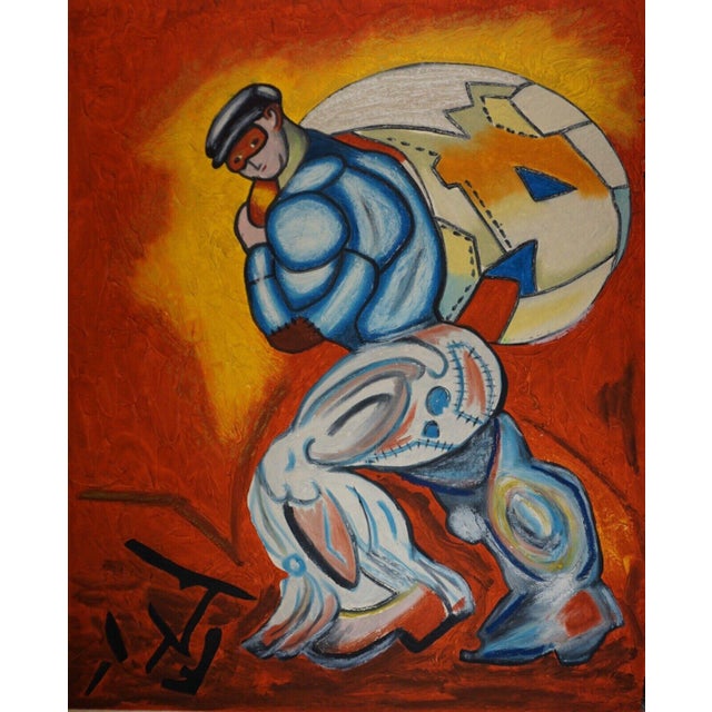 Artist: Sandro Chia Title: Untitled #1 Medium: Carborundum etching with hand coloring, each piece is unique Signed: Hand...
