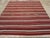 A vintage Turkish flatweave Kilim small room size carpet in square format handmade during the mid-20th century. Measures:...