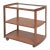 Meredew, Bar Cart, Afromosia, Glass, England, 1970s For Sale
