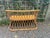Camel Charming Rattan Bench For Sale - Image 8 of 11