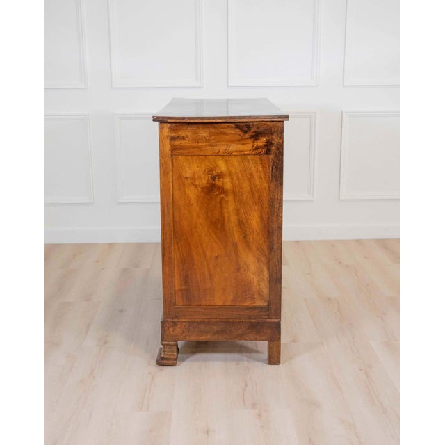 19th Century Antique Louis Philippe Sideboard Dresser Cabinet Cupboard Buffet In Walnut For Sale - Image 5 of 11