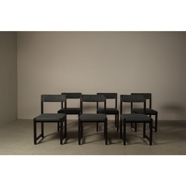 Dining Chairs by Jean Batenburg for Mi, Belgium, 1969, Set of 6 For Sale - Image 9 of 16