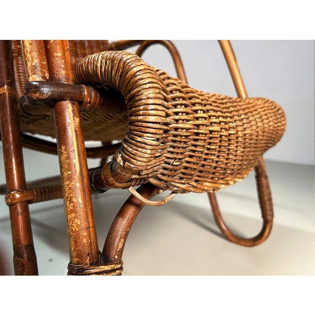 Wood Rattan Lounge Chair by Erich Dieckmann, 1930s For Sale - Image 7 of 13