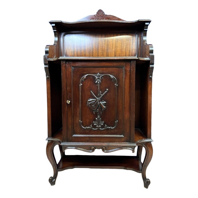 Napoleon III Mahogany State Cabinet, 1880 For Sale