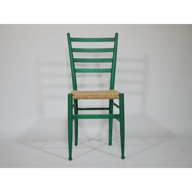 Mid-Century Wicker Chairs & Table, 1970s, Set of 5 For Sale - Image 18 of 18