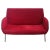 Vintage Italian Red Sofa, 1950s For Sale