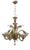 Chandelier in Murano Glass attributed to the Cesare Toso Company, 1960s For Sale