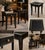 Late 20th Century Pair of Onyx Black & Gilded Accent Tables — Custom Designer Finish For Sale - Image 4 of 4