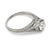 1920s 1920s Art Deco Old European Cut Diamond Platinum Engagement Ring, Size 6.25 For Sale - Image 5 of 6