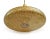 Late 20th Century Vintage Moroccan Brass Work Pancake Pendant Light Large For Sale - Image 5 of 8