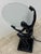 Black Vintage Art Deco Moon Lady Lamp For Sale - Image 8 of 11