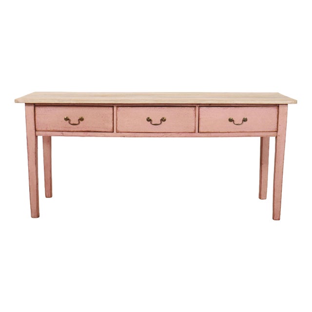 English Painted Server in Pine For Sale
