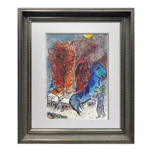 Marc Chagall Limited Edition Lithograph Village