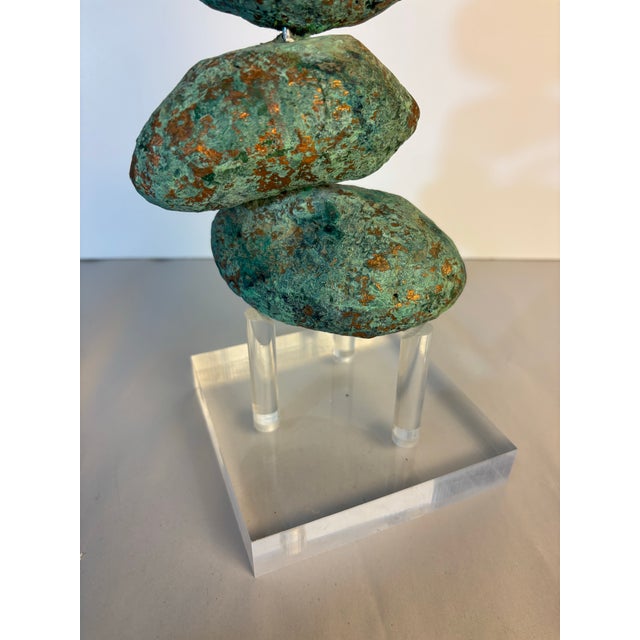 1980s John Costanza Ceramic Totem Sculpture For Sale - Image 4 of 9