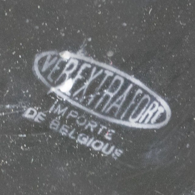 Black Belgium Oversized Black Glass Vase, 1950s For Sale - Image 8 of 11