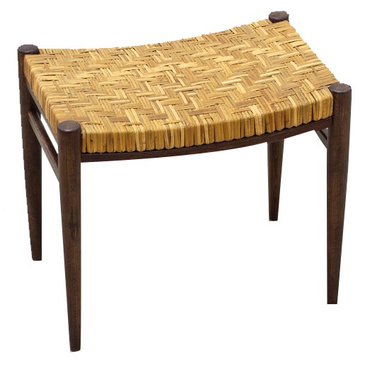 Cane Weave Stool by Gemla, 1950s | Chairish