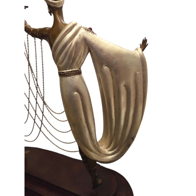Erte Romain De Tirtoff the Wedding Bronze Sculpture Figural Dance Fine Art 1986 For Sale - Image 16 of 18