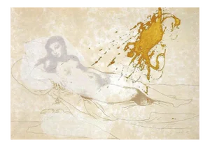 Omar Galliani, Milos, 2000, Serigraph