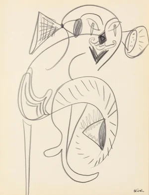 Surrealist Figure by M. Di Cosola