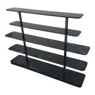 1950s Art Deco Free Standing Room Divider Shelf For Sale