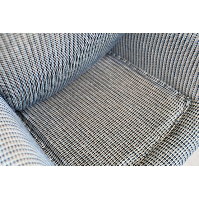 Pair of Bill Stephens Knoll Model 1315 Lounge Chairs | Newly Upholstered in Rare Nos Vintage Knoll Kampala Fabric For Sale - Image 12 of 14