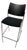 Modern Mayline Black Bar Stool (Set of 2) For Sale